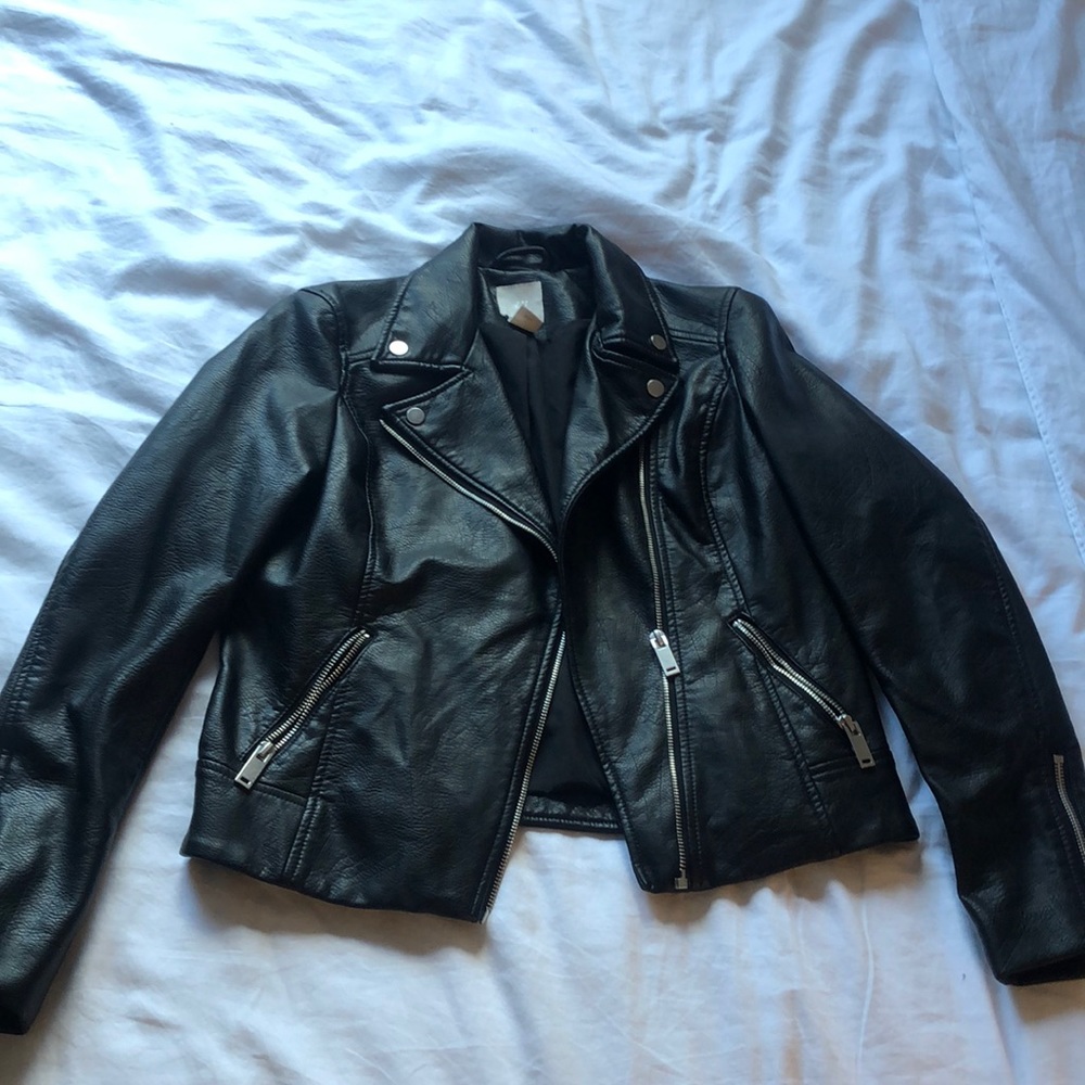 H&M Black Leather Jacket